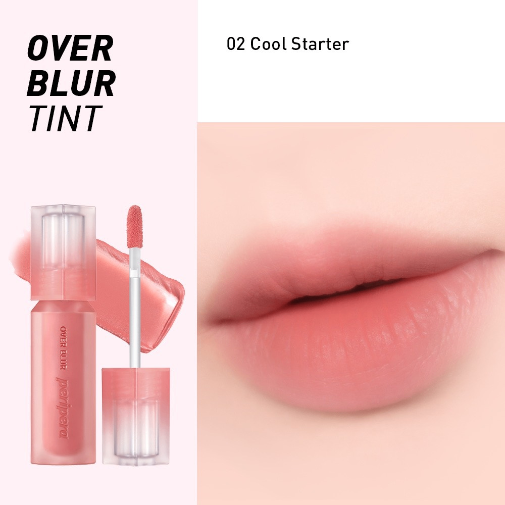 Son kem Peripera Over Blur Tint 3.5g lâu trôi, bền màu, hiệu ứng mịn lì