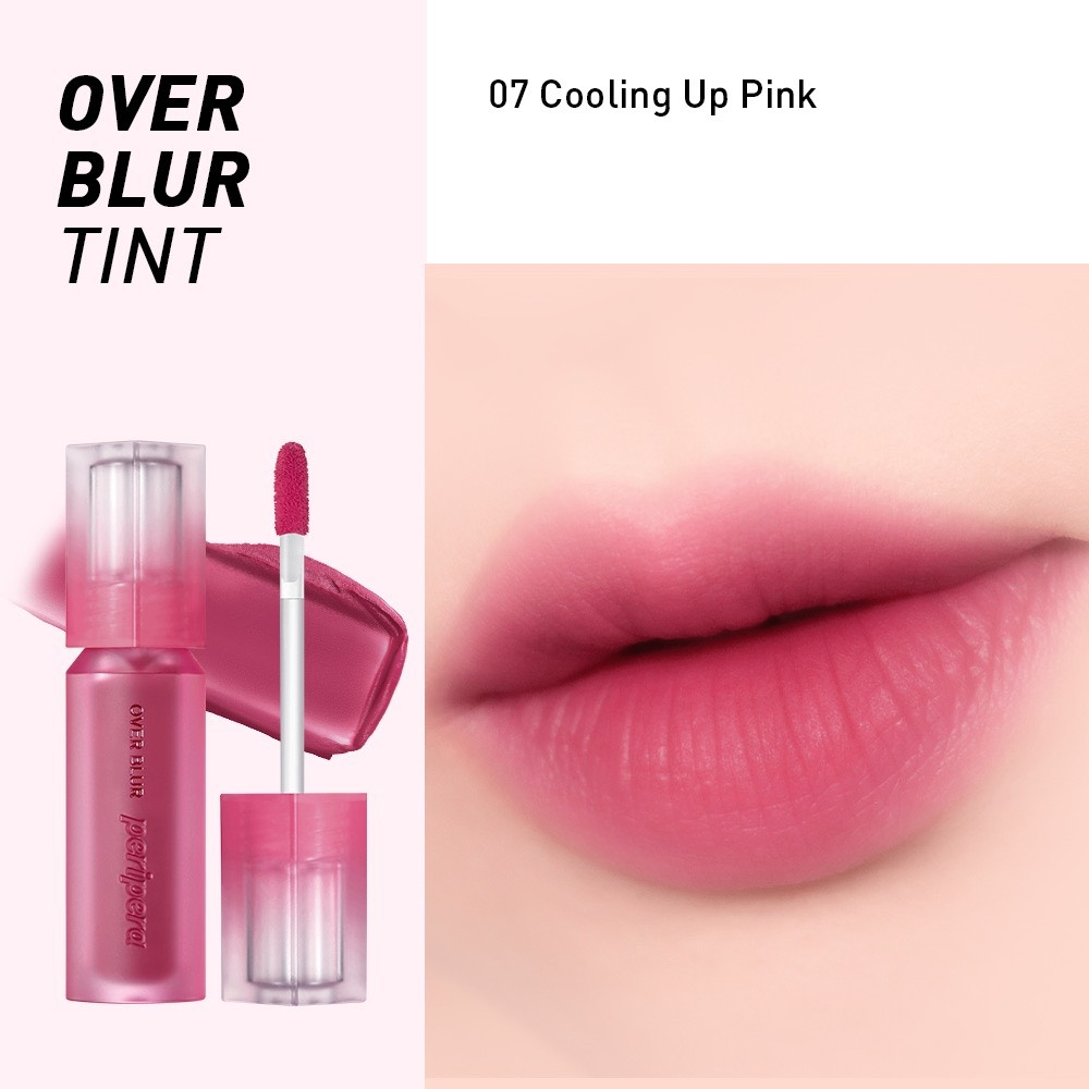 Son kem Peripera Over Blur Tint 3.5g lâu trôi, bền màu, hiệu ứng mịn lì