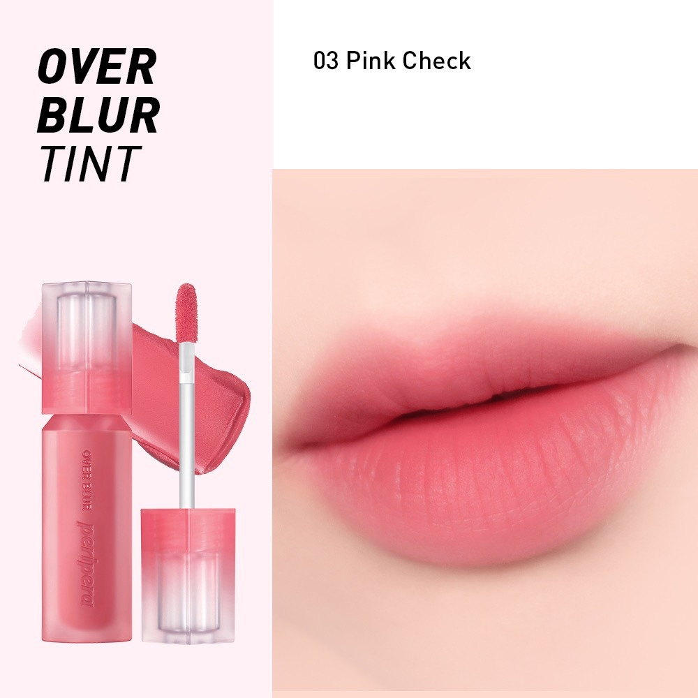 Son kem Peripera Over Blur Tint 3.5g lâu trôi, bền màu, hiệu ứng mịn lì