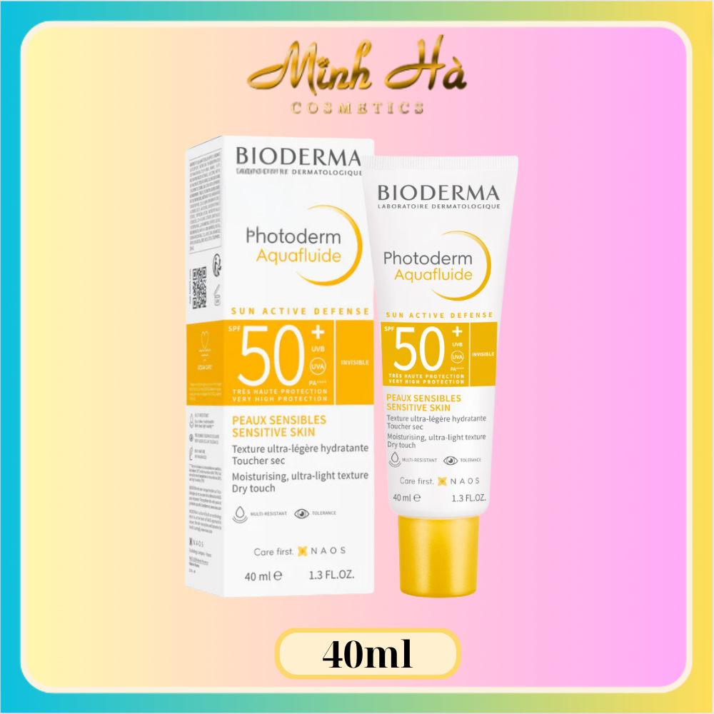Kem chống nắng Bioderma Photoderm Aquafluide SPF 50+ 40ml chống nắng và bảo vệ da