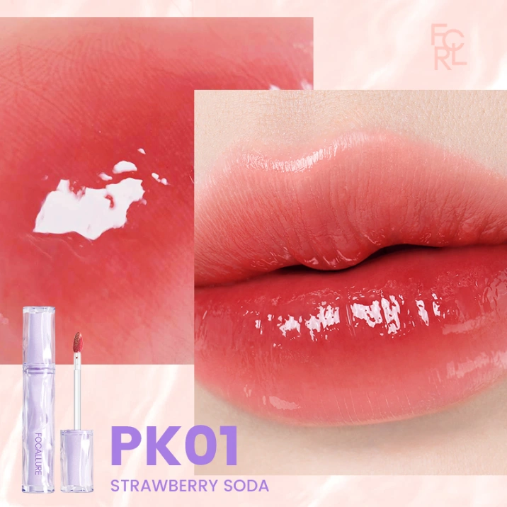 Son tint bóng Focallure Lasting Dewy Lipcream FAL22 5g căng mọng lâu trôi