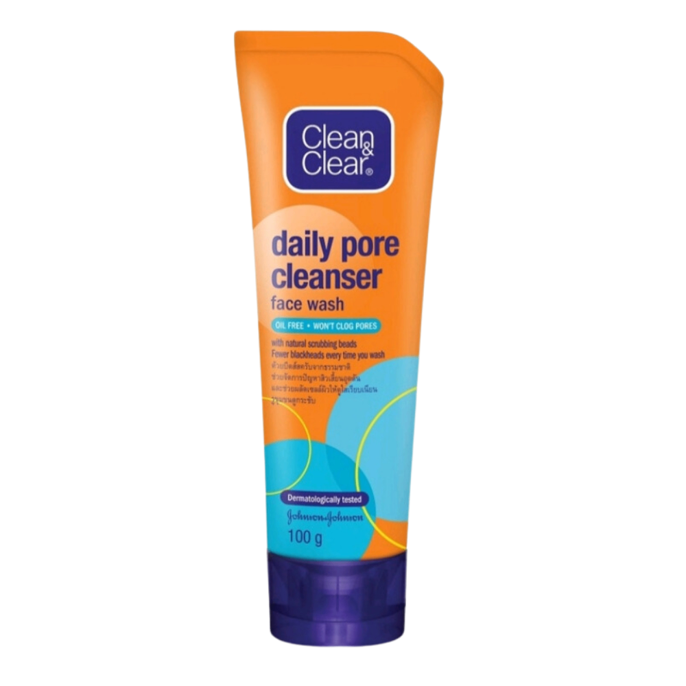 Sữa rửa mặt Clean & Clear Daily pore & Cleanser Deep action cleanser 100g kiểm soát dầu nhờn