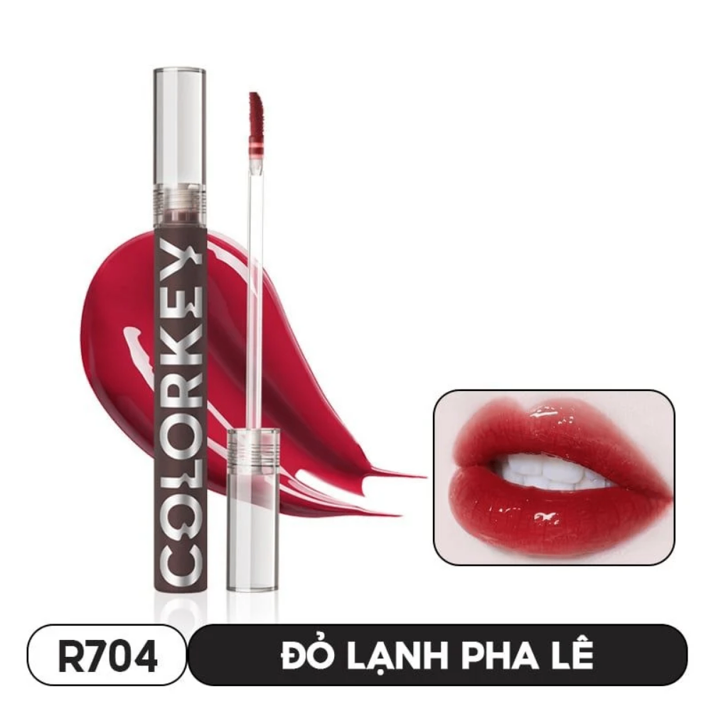 Son tint bóng Colorkey Airy Lip Mirror Series 1.7g lâu trôi không nặng môi