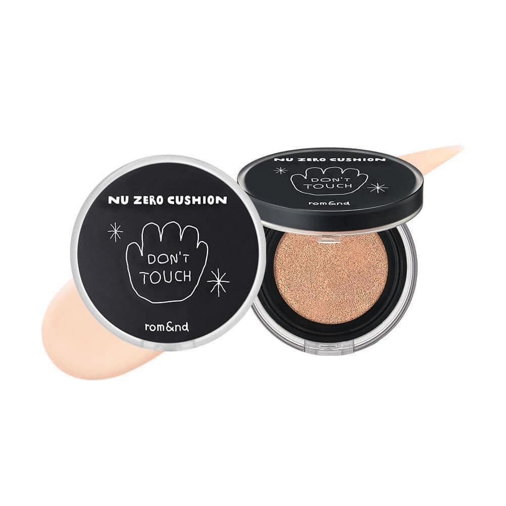 (ROMAND X INAPSQUARE) Phấn nước Romand Nu SPF24 PA++ Zero Cushion Limited 15g kiềm dầu mỏng nhẹ, tệp mịn tự nhiên