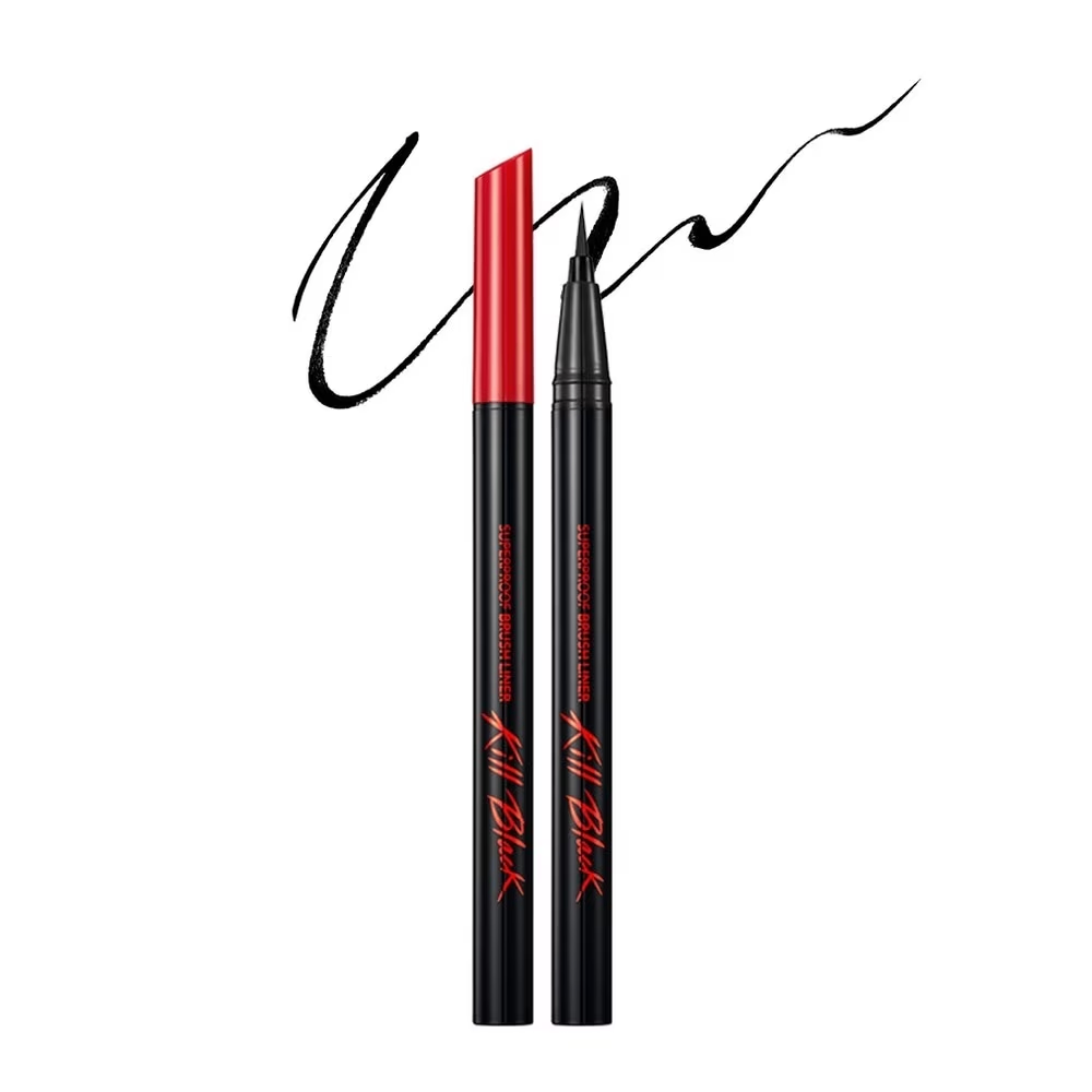 Kẻ mắt nước Clio Superproof Brush Liner 0.55ml chống lem lâu trôi