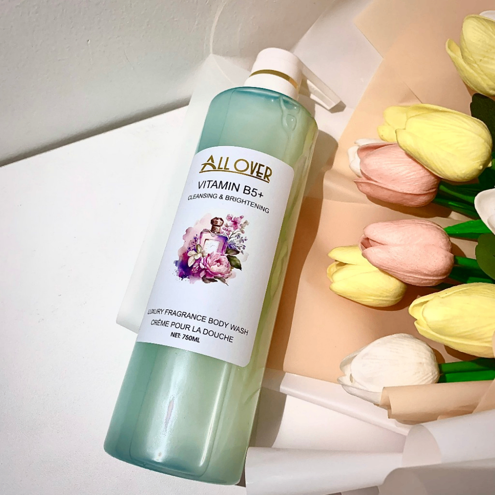 Sữa tắm All Over 750ml hương nước hoa Pháp cấp ẩm dưỡng trắng da