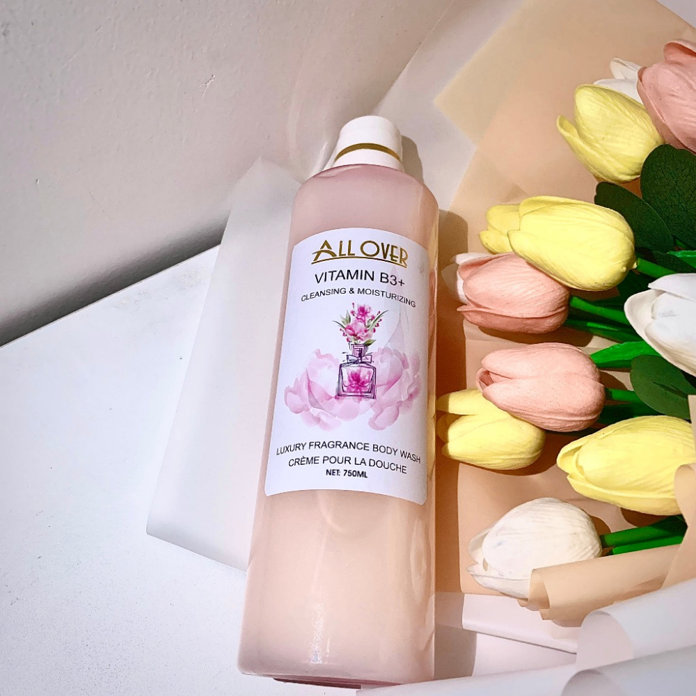 Sữa tắm All Over 750ml hương nước hoa Pháp cấp ẩm dưỡng trắng da