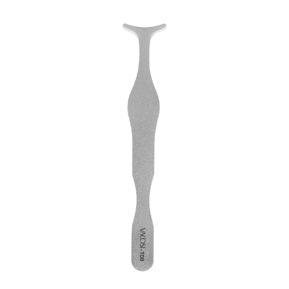 Nhíp gắn mi giả Vacosi hồng cong T09-01 và xám T08-01 10g thao tác dễ dùng gắn chính xác hơn
