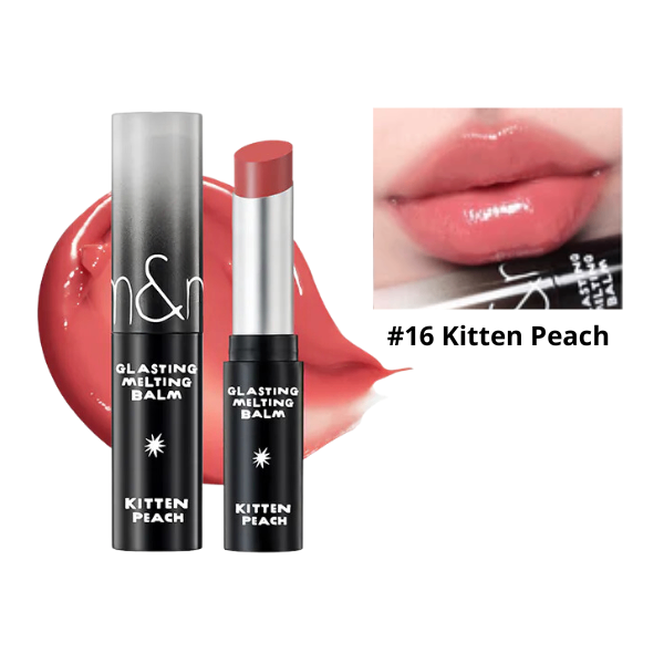 (ROMAND X INAPSQUARE) Son dưỡng Romand Glasting Melting Balm Limited vỏ đen 5g dưỡng ẩm cho đôi môi mềm mại