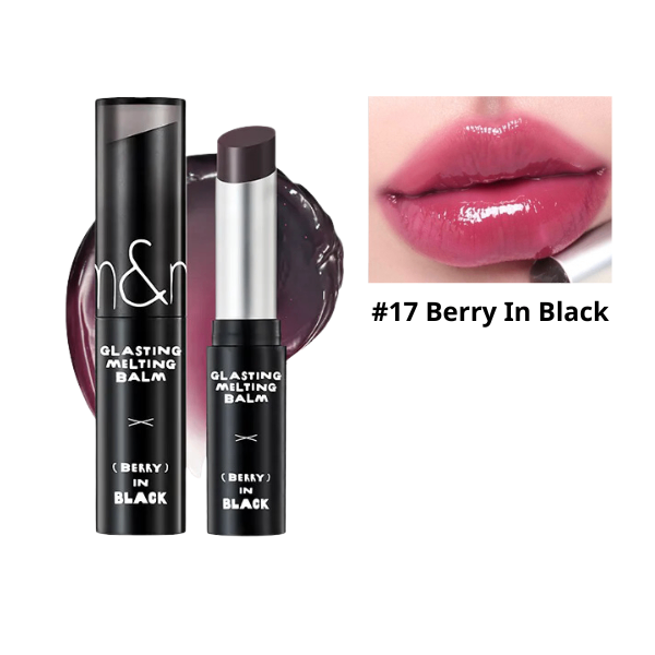 (ROMAND X INAPSQUARE) Son dưỡng Romand Glasting Melting Balm Limited vỏ đen 5g dưỡng ẩm cho đôi môi mềm mại