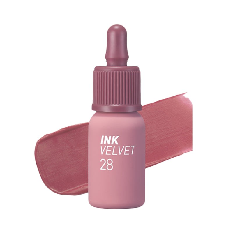 Son kem lì Ink Velvet Peripera 4g lên môi mượt bền màu