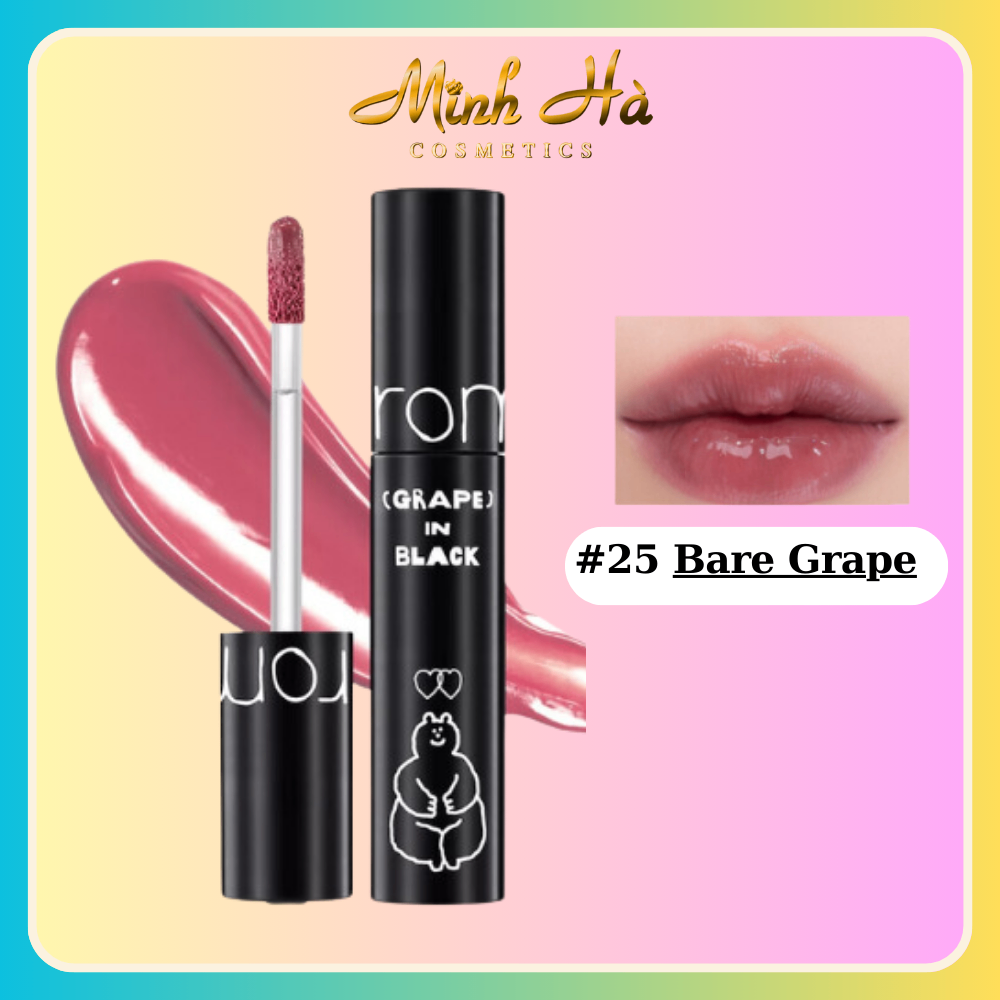 Son Romand Juicy Lasting Limited vỏ đen #25 Bare Grape