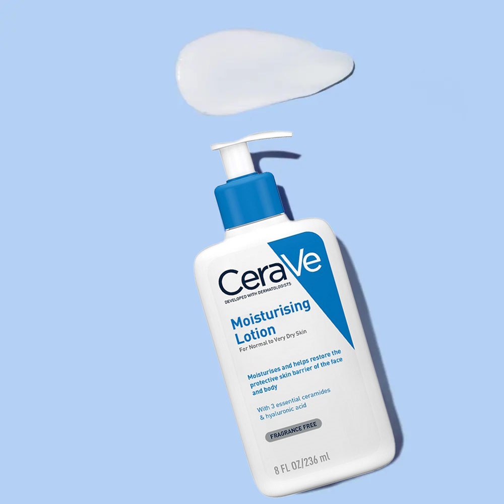 Sữa dưỡng ẩm dành cho da khô Cerave Moisturising Lotion 236/473ml cấp ẩm làm hàng rào bảo vệ da
