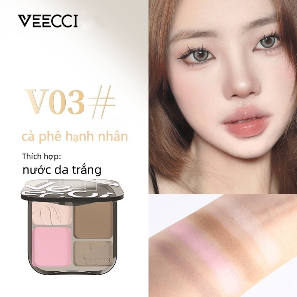 Phấn tạo khối và bắt sáng VEECCI 10g lâu trôi kháng nước