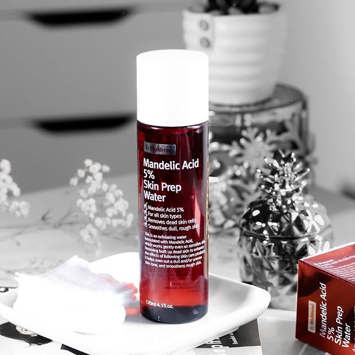 Dung dịch tẩy da chết By Wishtrend Mandelic Acid 5% Skin Prep Water 120ml tẩy da chết làm sạch da