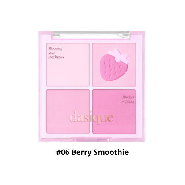 Bảng phấn má hồng Dasique Blending Cheek chất phấn mềm mịn lên màu tự nhiên