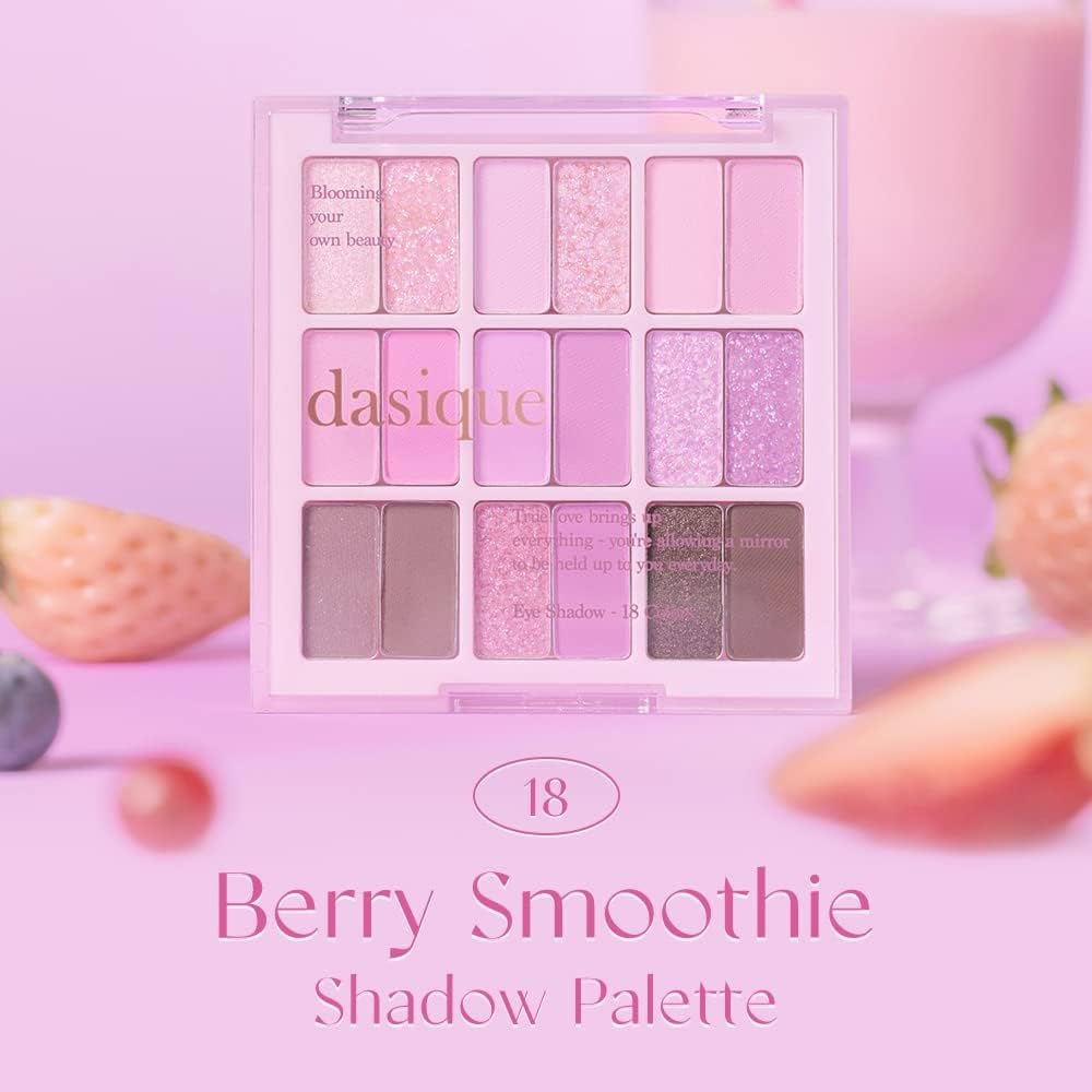 Bảng phấn mắt trang điểm Dasique Shadow Palette kết cấu mềm mịn dễ tán bám màu