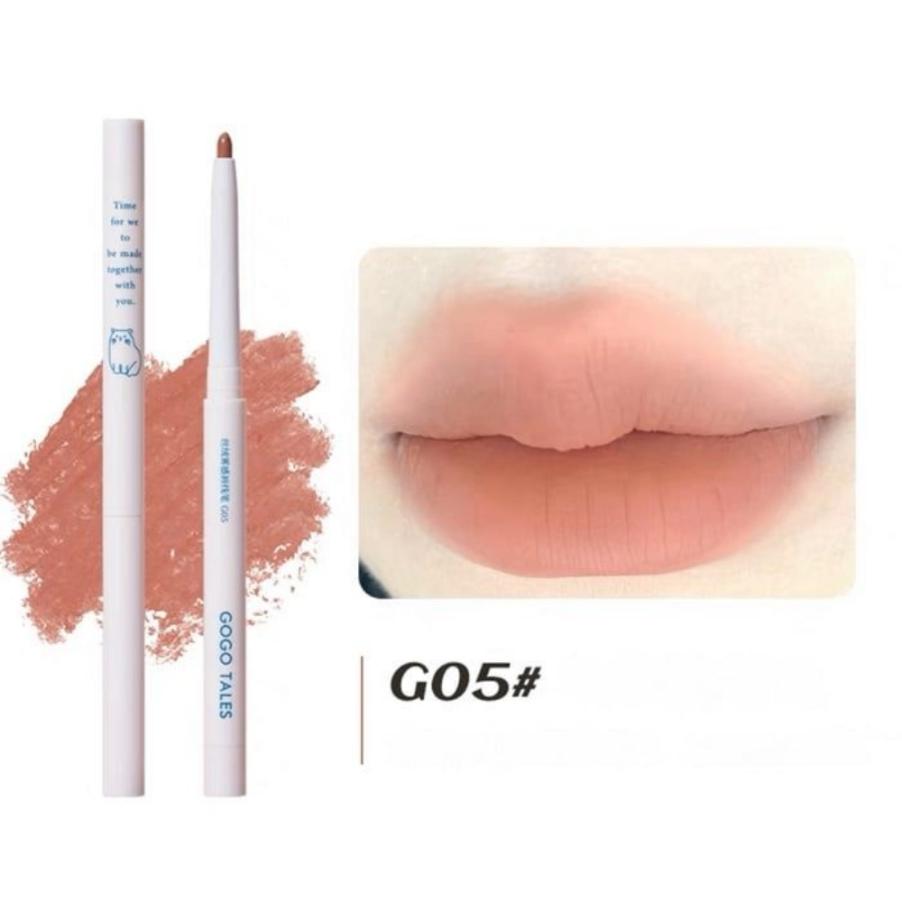 Chì kẻ viền môi Gogo Tales Velvet Fog Liner độ phủ màu tự nhiên