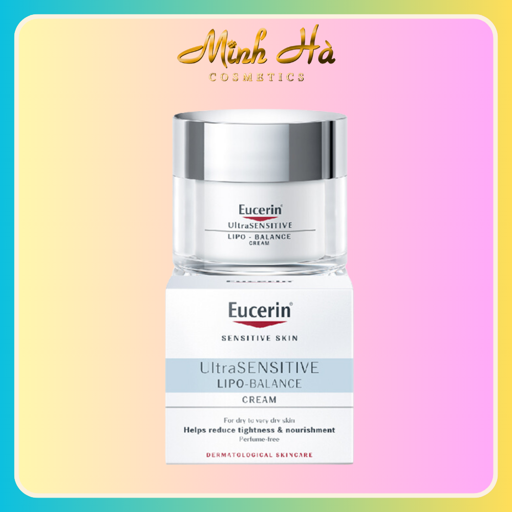 Kem dưỡng ẩm Eucerin UltraSensitive Lipo-Balance Cream 50ml dưỡng ẩm chuyên sâu