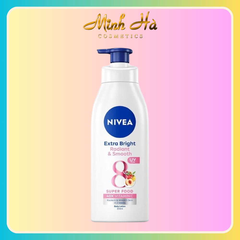 Sữa dưỡng thể ban đêm Nivea Extra White Night Nourish 350ml làm sáng và săn chắc da