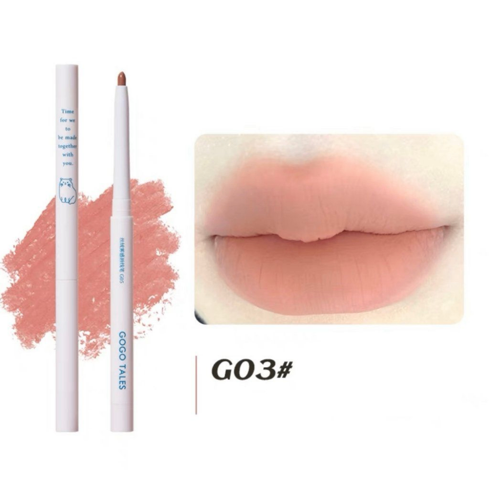 Chì kẻ viền môi Gogo Tales Velvet Fog Liner độ phủ màu tự nhiên