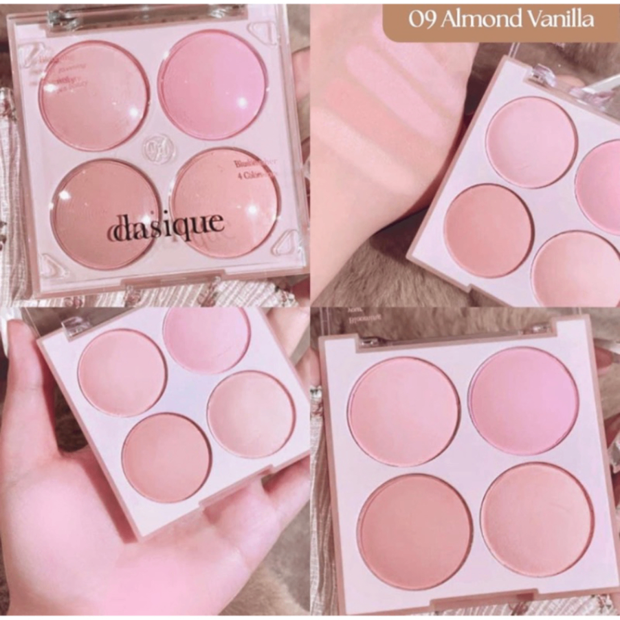 Bảng phấn má hồng Dasique Blending Cheek chất phấn mềm mịn lên màu tự nhiên