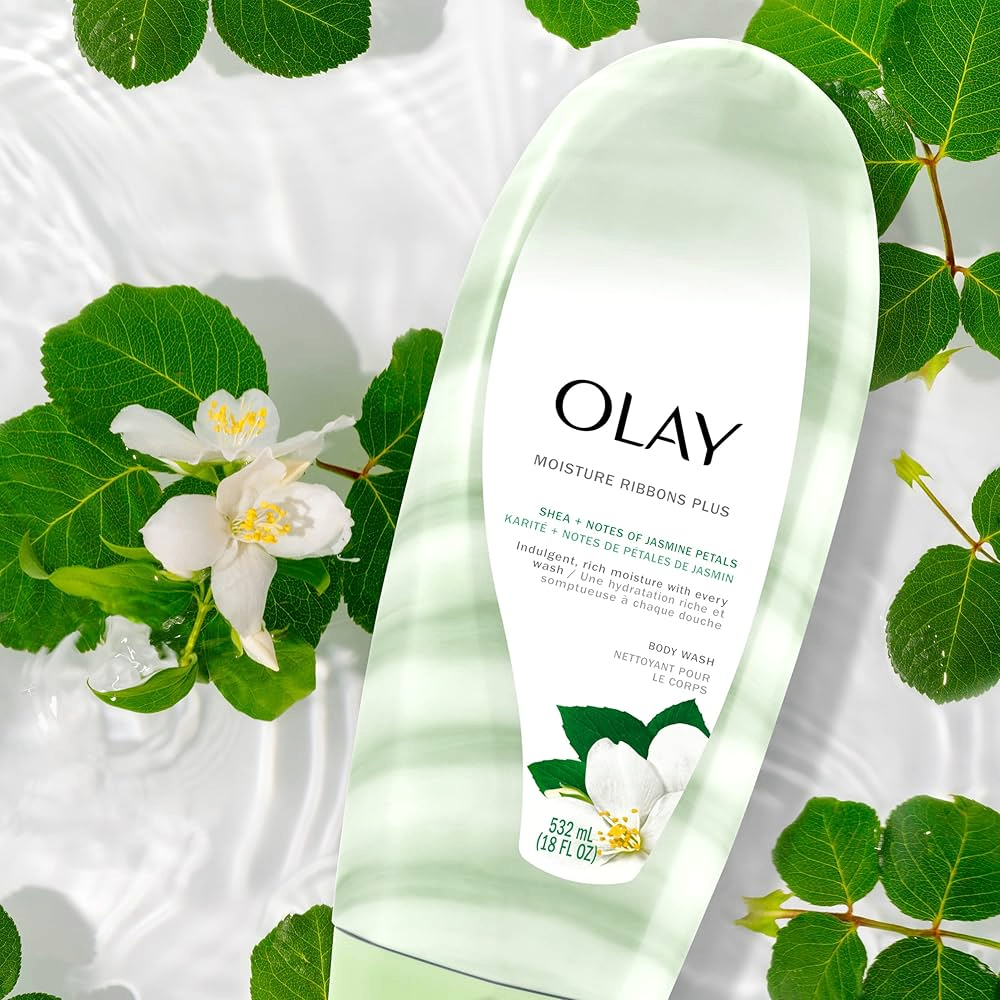 Sữa tắm Olay Moisture Ribbons Plus 532ml dưỡng ẩm làm sáng da
