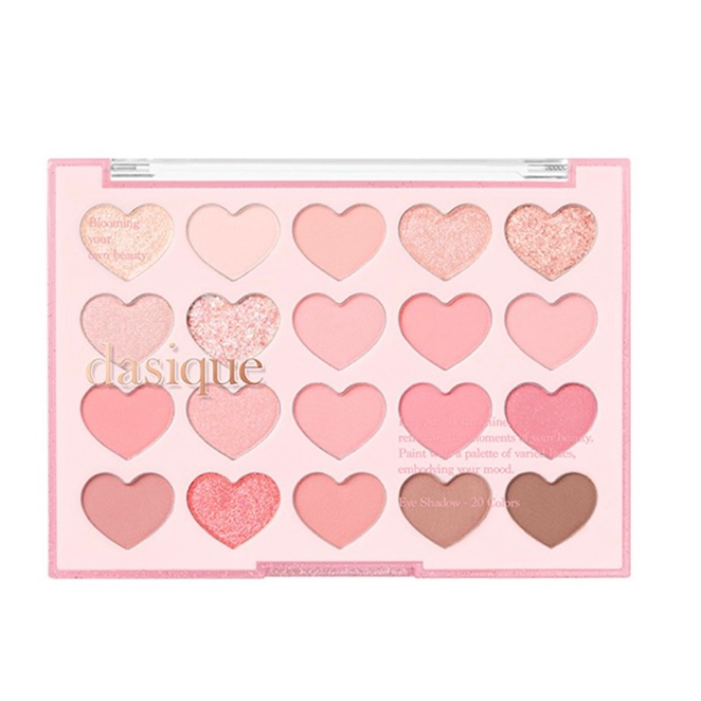 Phấn mắt trang điểm 20 ô Dasique Mood Shadow Palette 10g màu siêu xinh dễ tán