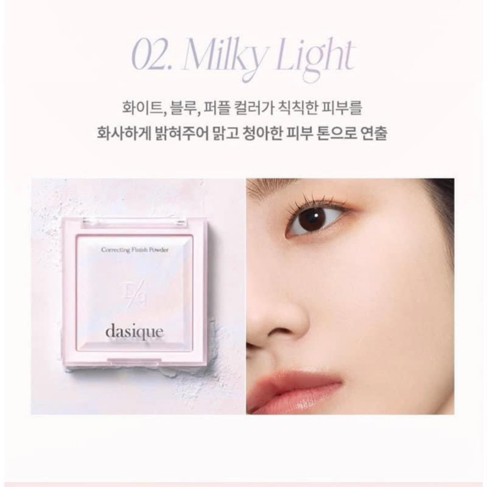 Phấn phủ hiệu chỉnh tone da Dasique Correcting Finish Powder 17g điều chỉnh sắc tố da đều màu