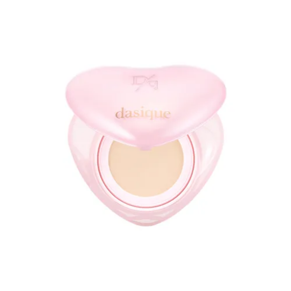 Phấn nước Dasique Water Dewy Gel Cushion SPF50+ PA++++ 10g 21C Cool Rosy bản tròn và tim