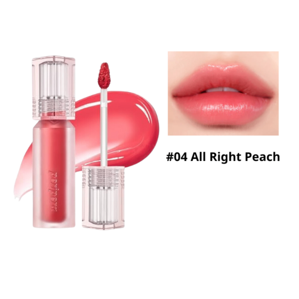 Son tint bóng Peripera Water Bare Tint 3.7g cho đôi môi căng mọng