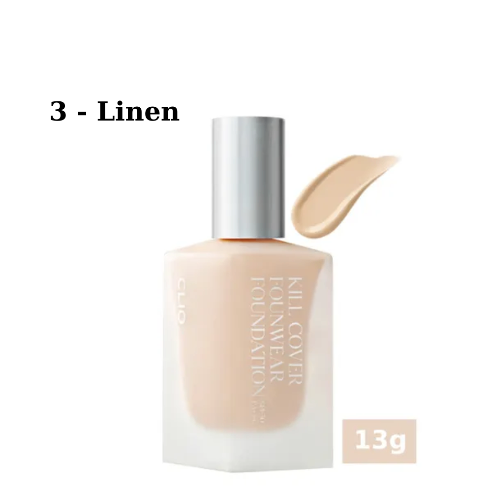 Kem nền Clio Kill Cover Founwear Foundation 38g khả năng che phủ hoàn hảo
