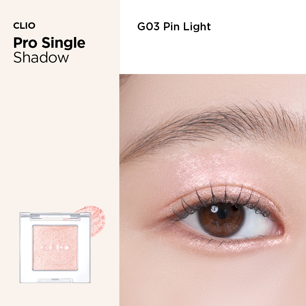 Phấn mắt 1 ô nhũ CLIO 1.5g độ bám màu tốt, nhẹ nhàng, tự nhiên và lâu trôi