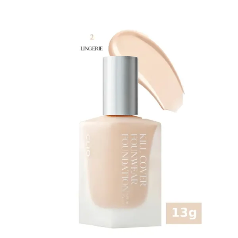 Kem nền Clio Kill Cover Founwear Foundation 38g khả năng che phủ hoàn hảo