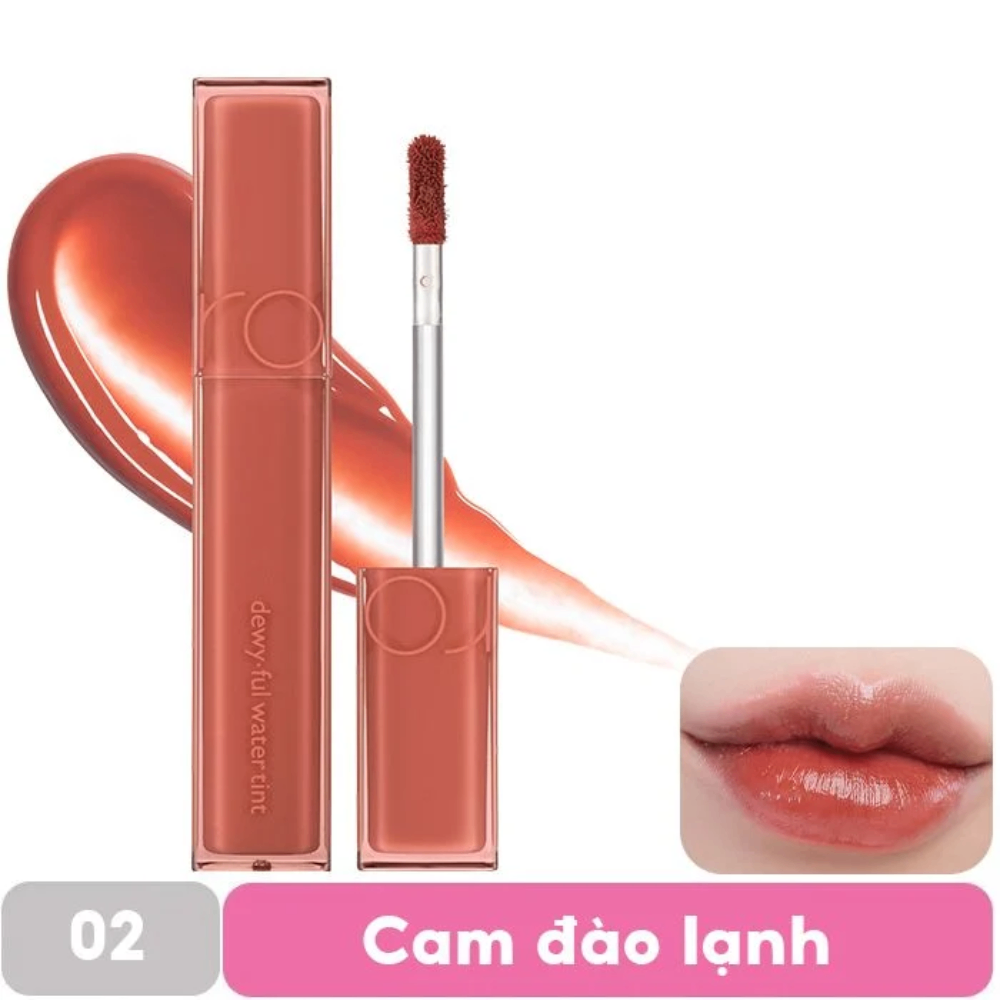 Son Romand Dewyful Water Tint 5g tint bóng siêu lì cho đôi môi căng mọng