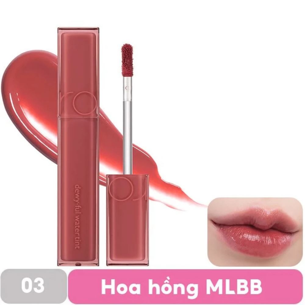 Son Romand Dewyful Water Tint 5g tint bóng siêu lì cho đôi môi căng mọng