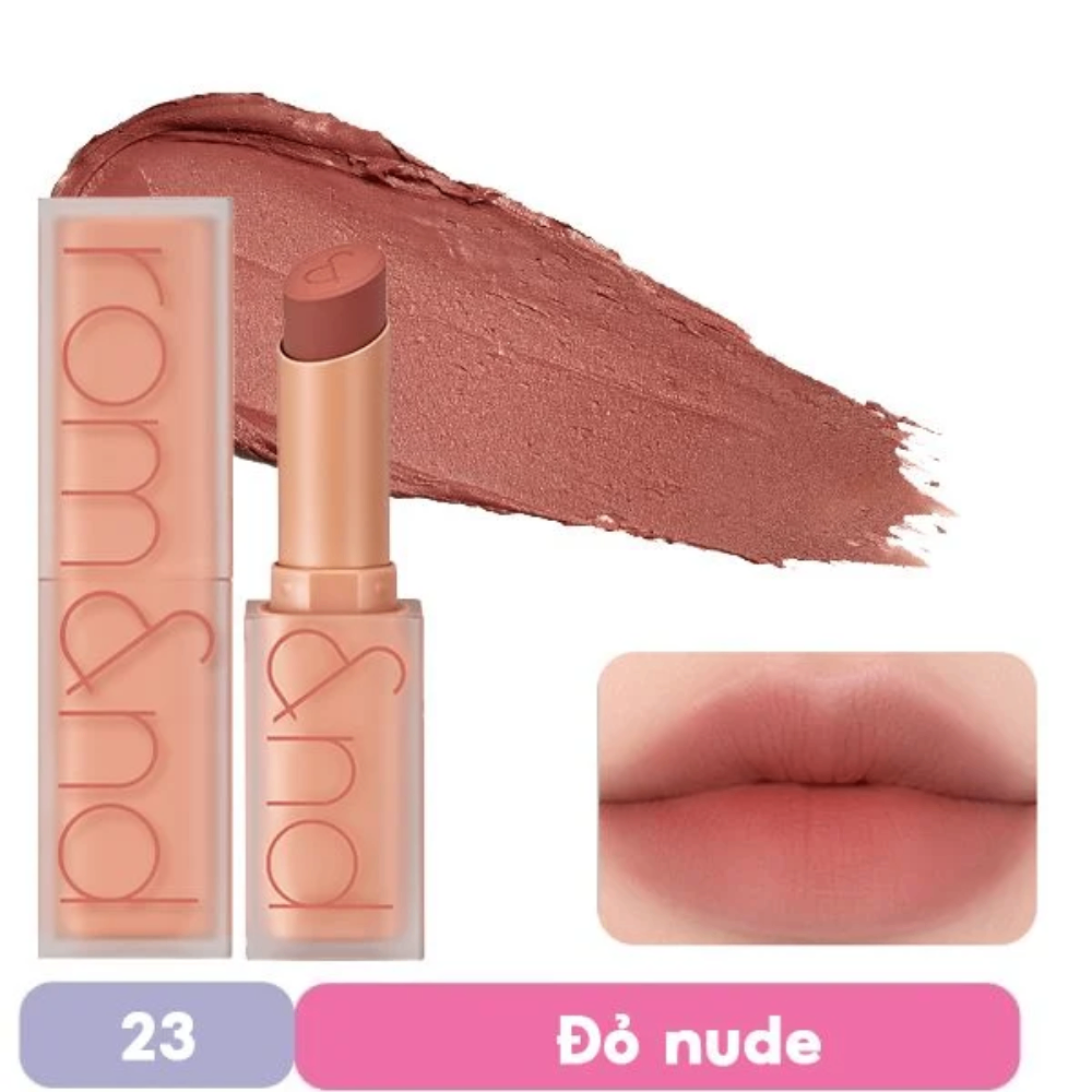 Son lì Romand Zero Gram Matte Lipstick 4g mềm mịn tự nhiên