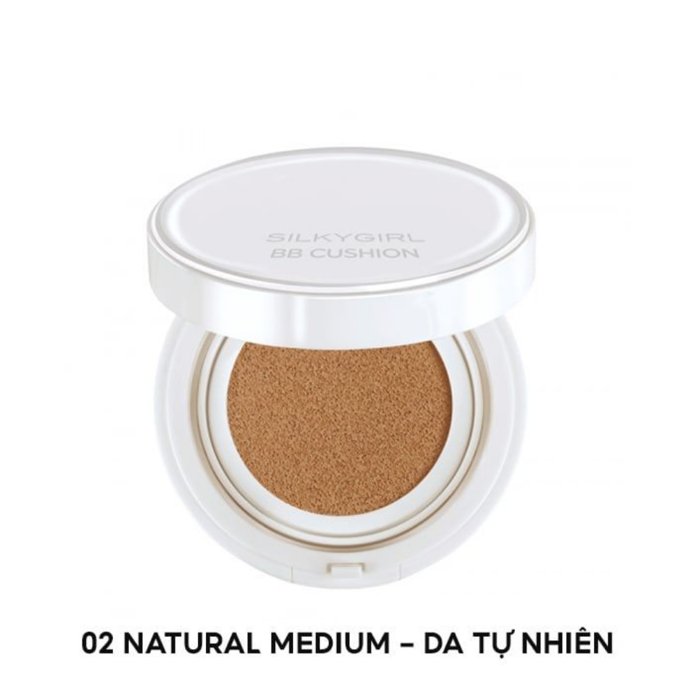 Phấn nước SilkyGirl Magic BB Cushion SPF50/PA+++ 15g che phủ tốt kiềm dầu hiệu quả