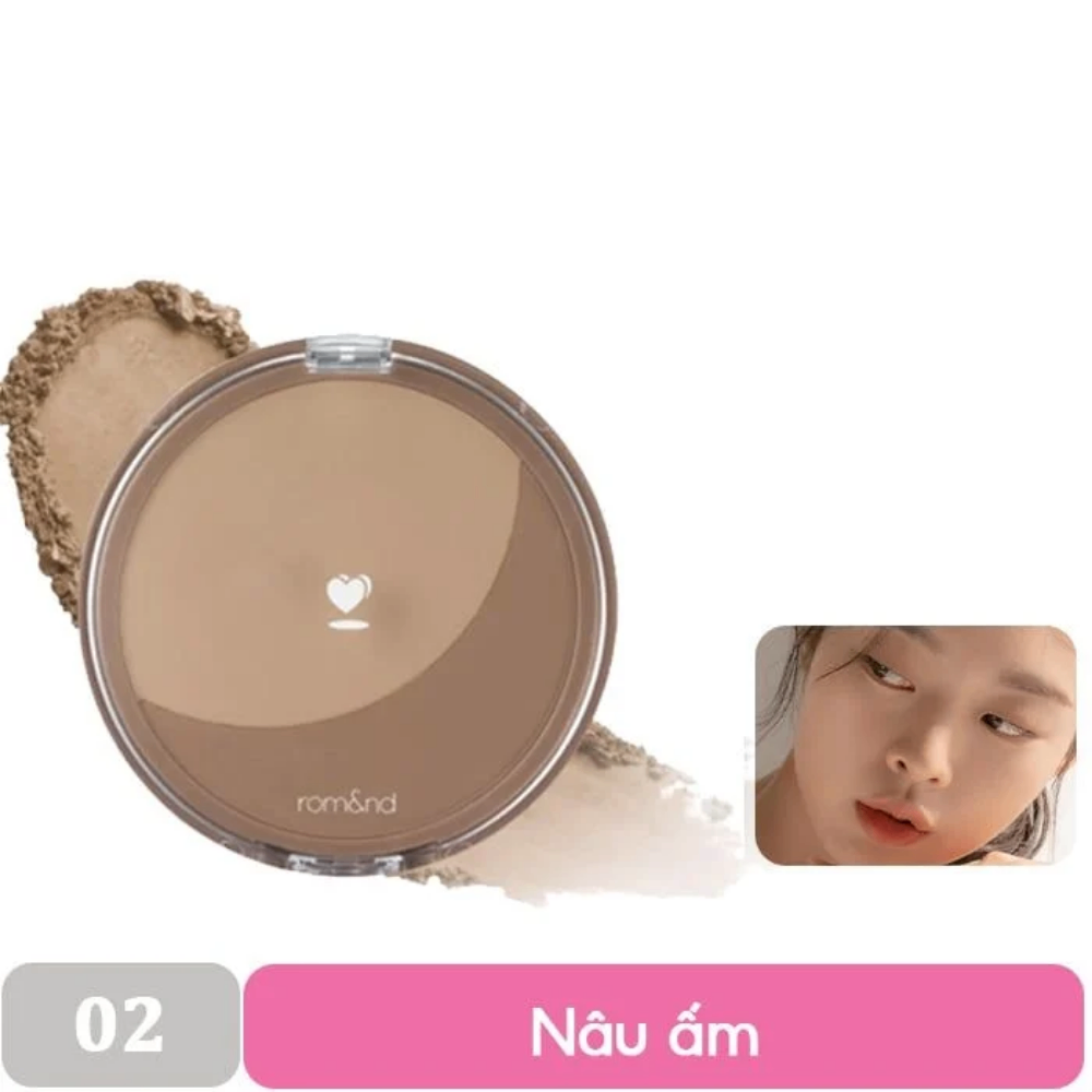 Bảng tạo khối Romand Better Than Shape 10g giúp đường nét trên gương mặt thon gọn