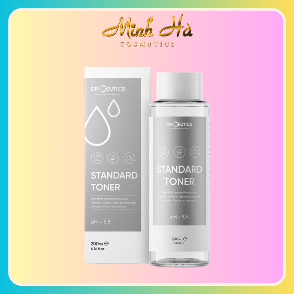 Nước hoa hồng Drceutics Standard Toner 200ml cấp ẩm phù hợp cho mọi loại da