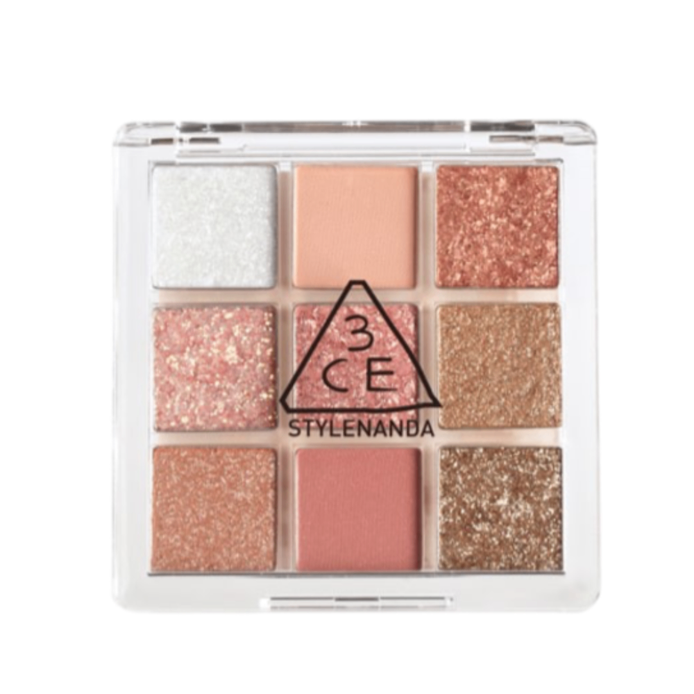 Bảng phấn mắt 9 ô 3CE Multi Eye Color Palette 8g thiết kế nhỏ gọn bám màu lâu trôi