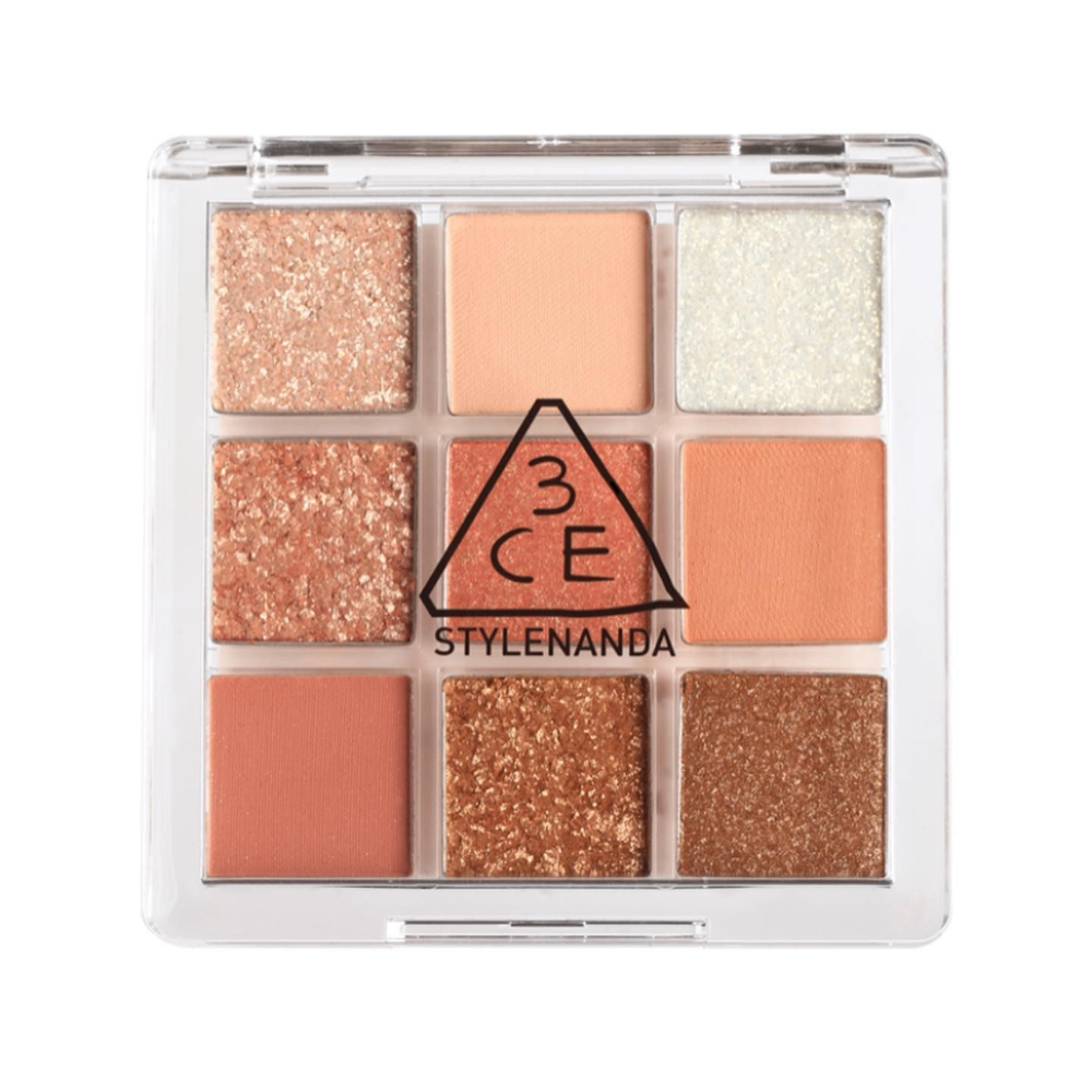 Bảng phấn mắt 9 ô 3CE Multi Eye Color Palette 8g thiết kế nhỏ gọn bám màu lâu trôi