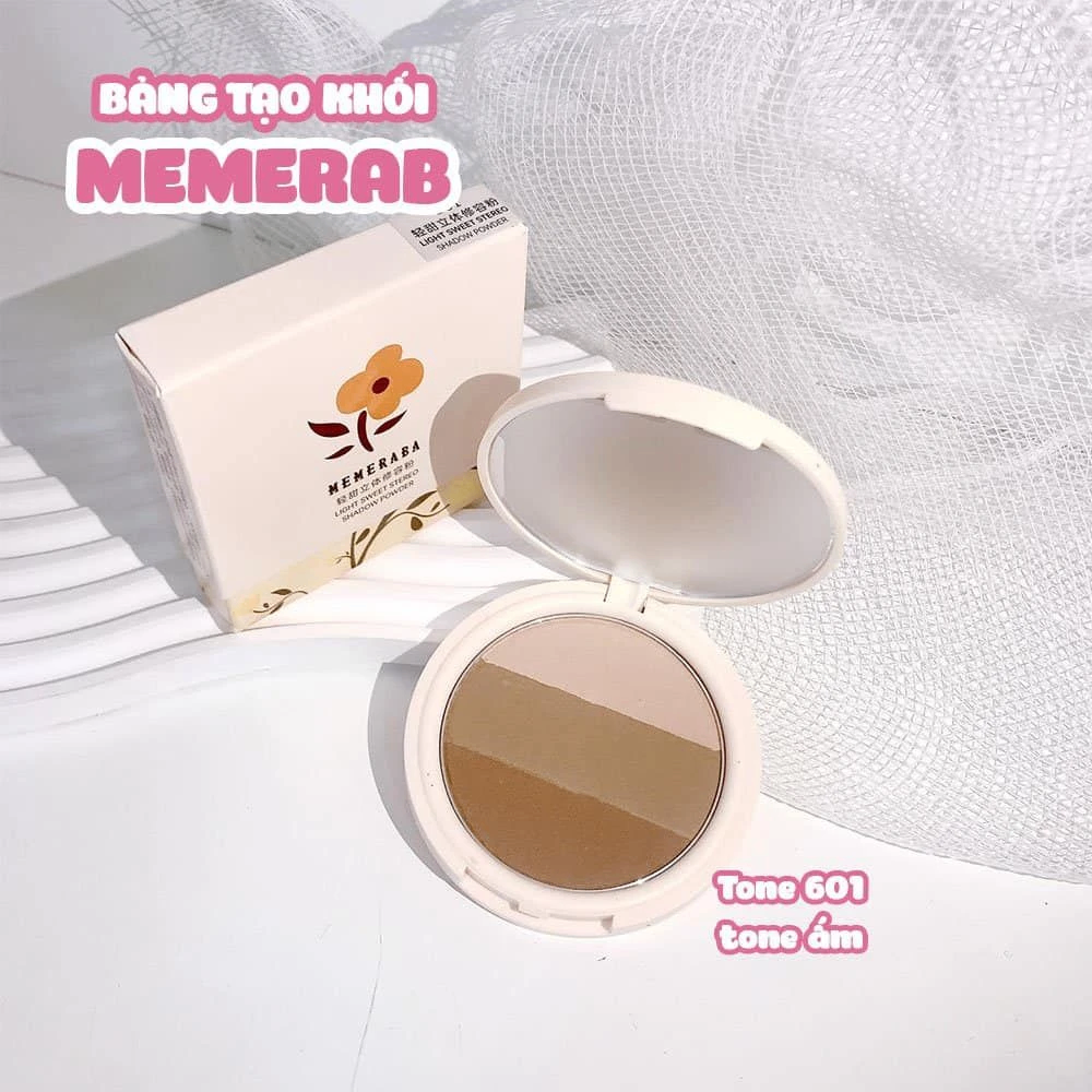 Phấn tạo khối Memeraba Light Sweet Stereo Shadow Powder 11.5g hạt phấn mịn bám chặt vào da