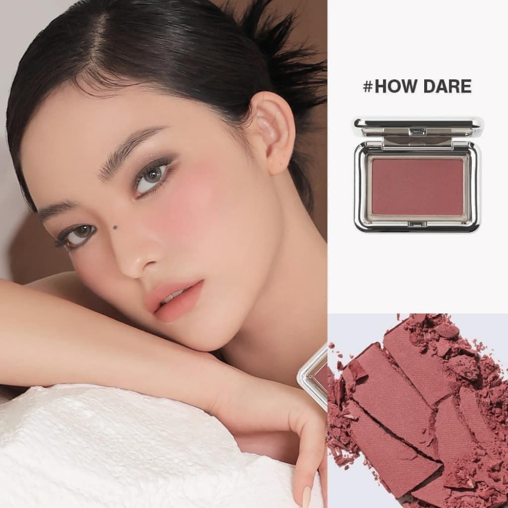Phấn má hồng 3CE New Take Face Blusher chất phấn mịn lì lên màu chuẩn xác tự nhiên