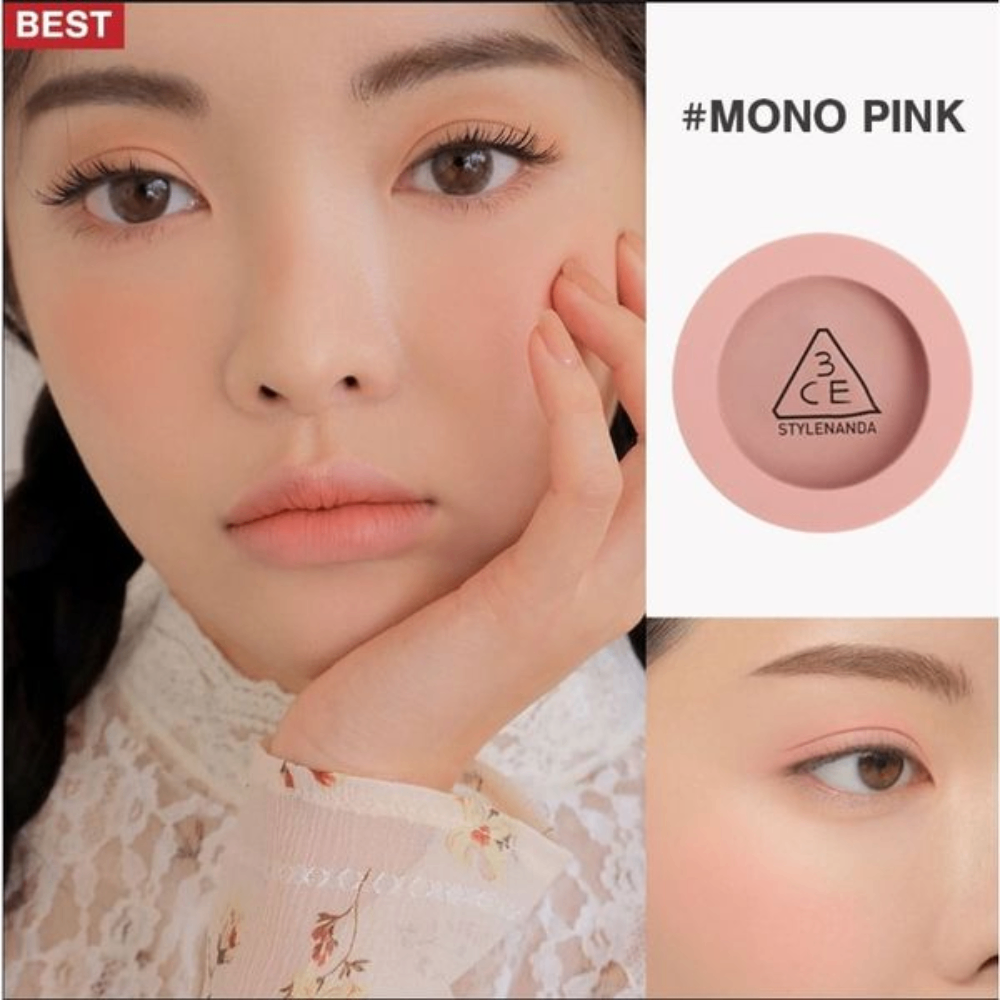 Phấn má hồng 3CE Face Blush 5g phấn nén mịn lì lâu trôi