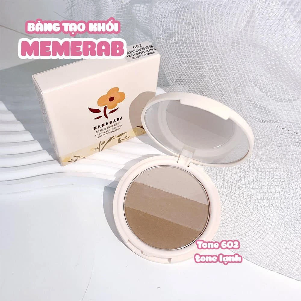 Phấn tạo khối Memeraba Light Sweet Stereo Shadow Powder 11.5g hạt phấn mịn bám chặt vào da