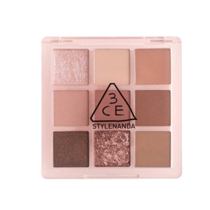Bảng phấn mắt 9 ô 3CE Multi Eye Color Palette 8g thiết kế nhỏ gọn bám màu lâu trôi