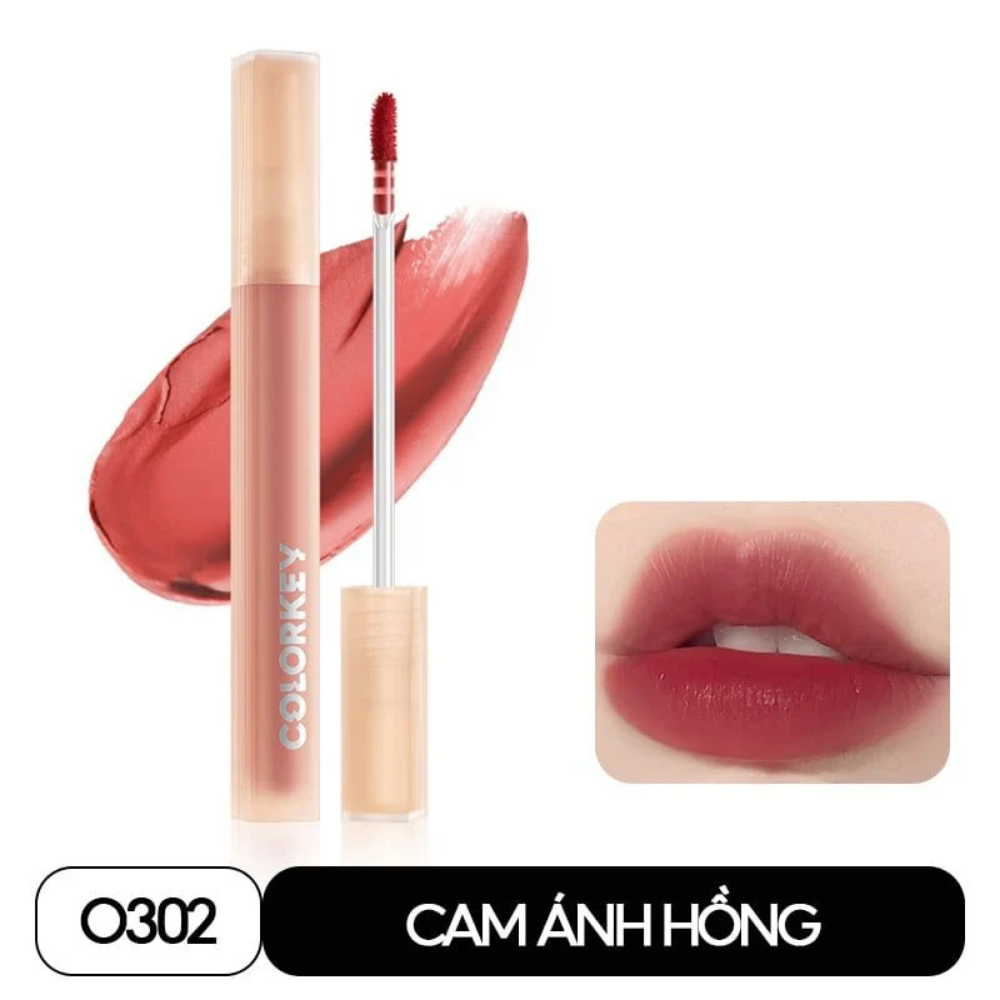 Son kem Colorkey Soft Matte Water Tint 2g bền màu lâu trôi siêu mịn môi