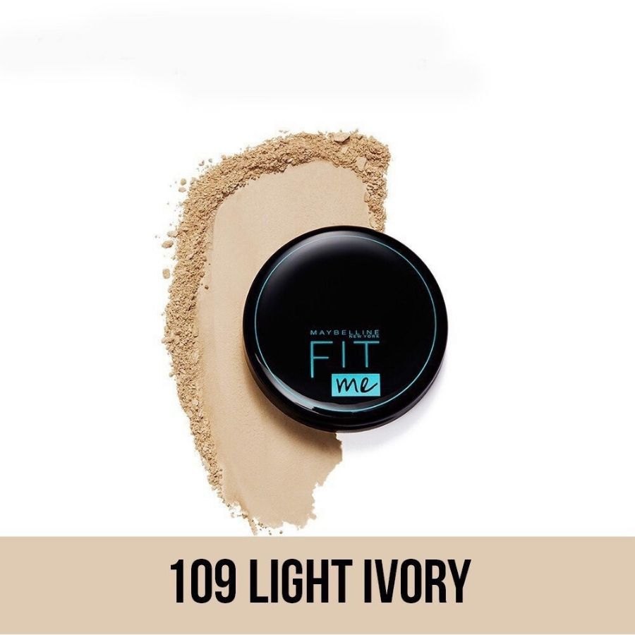 Phấn Maybelline Fit Me Matte Poreless Powder 12 Oil Control SPF28 PA+++ 6g giúp che phủ hoàn hảo