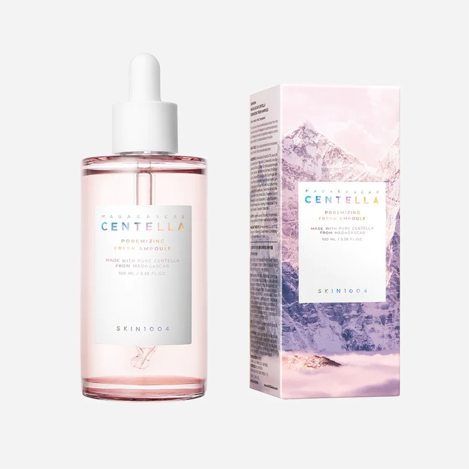 Tinh chất Skin1004 Madagascar Centella Poremizing Flash Ampoule, Tea-Trica Relief Ampoule 100ml làm dịu cấp ẩm cho da